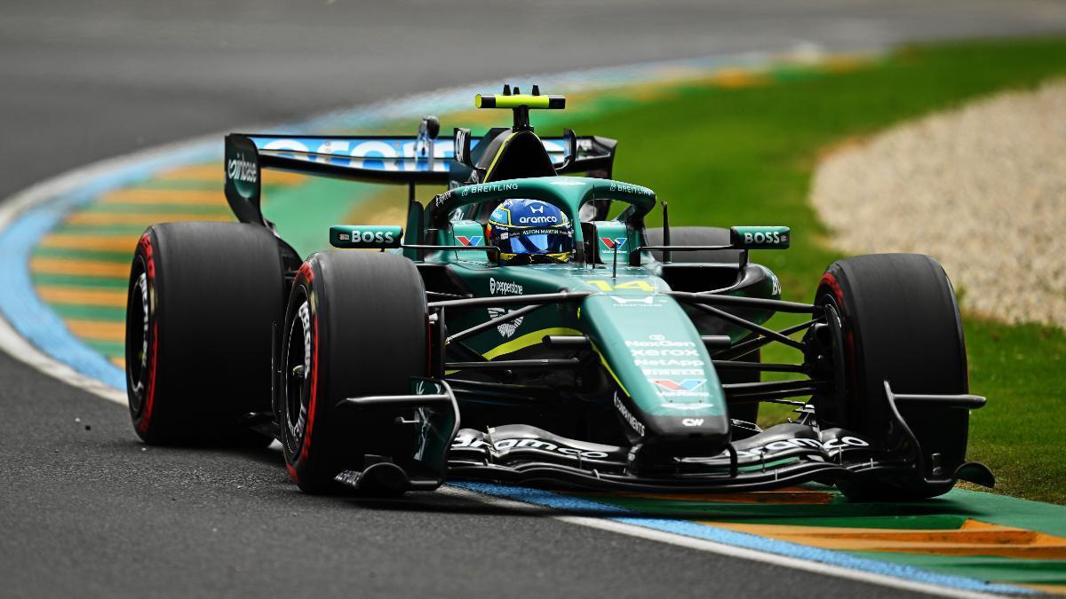 posiciones de Alonso y Sainz y Russell, en pole