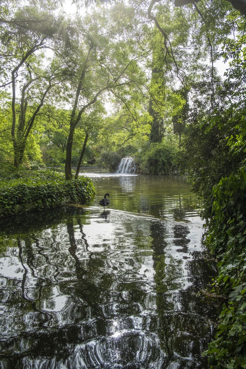 El Parque del Capricho es uno de los menos conocidos, pero tremendamente bonito.