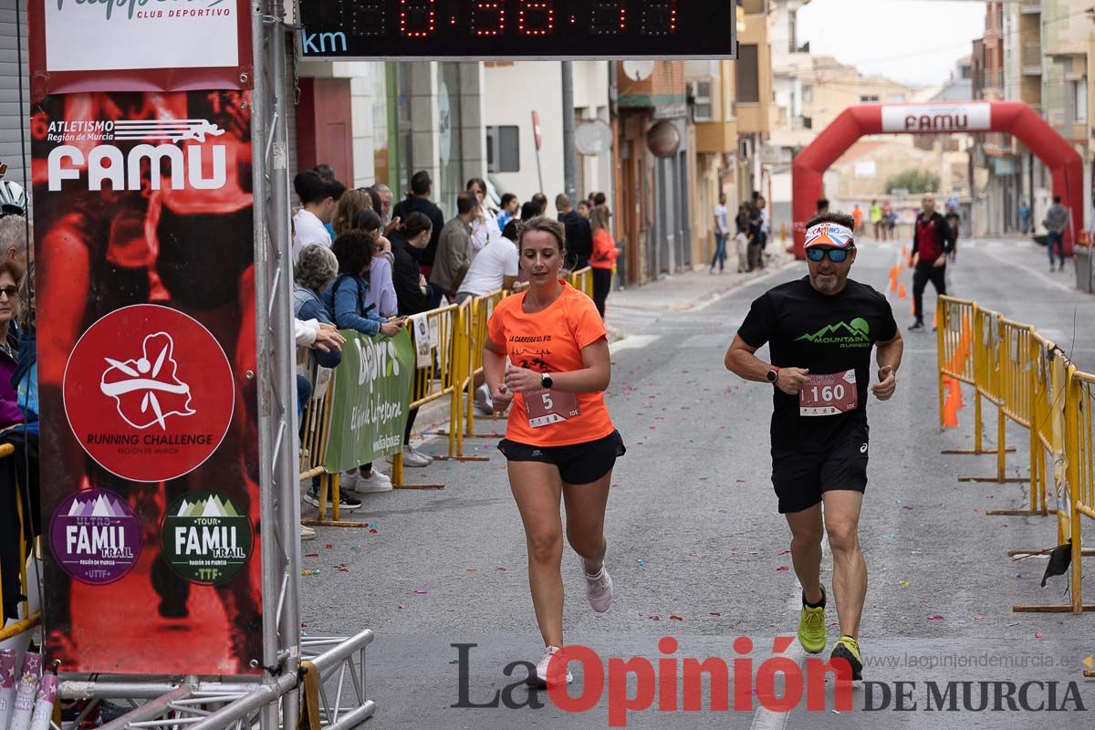 Carrera Popular Urbana y de la Mujer de Moratalla ‘La Villa, premio Marín Giménez (línea de meta)