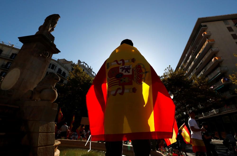 Manifestación en Barcelona por la unidad de España