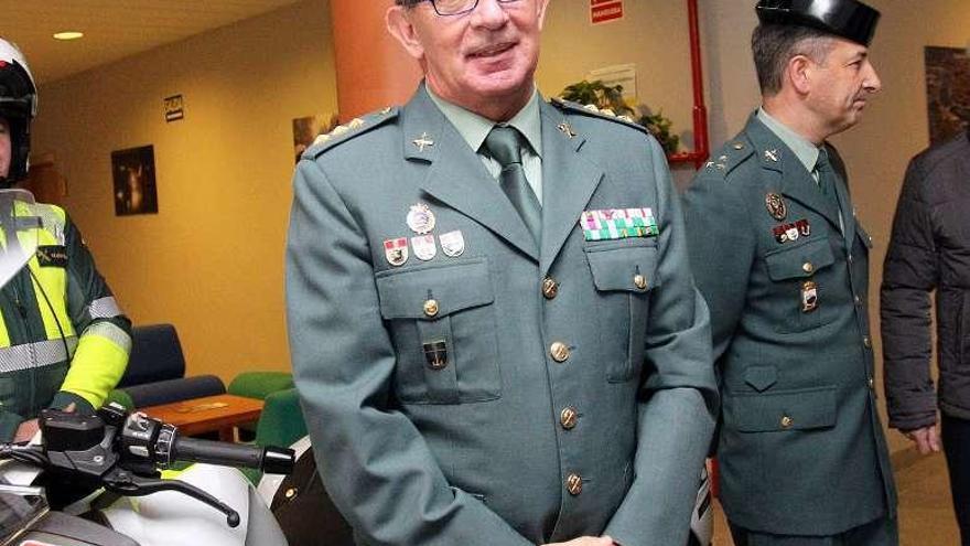 Jorge González Veiga, jefe de la Comandancia de la Guardia Civil. // G.S.