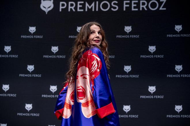 Victoria Abril en la rueda de prensa por el Premio Feroz de Honor