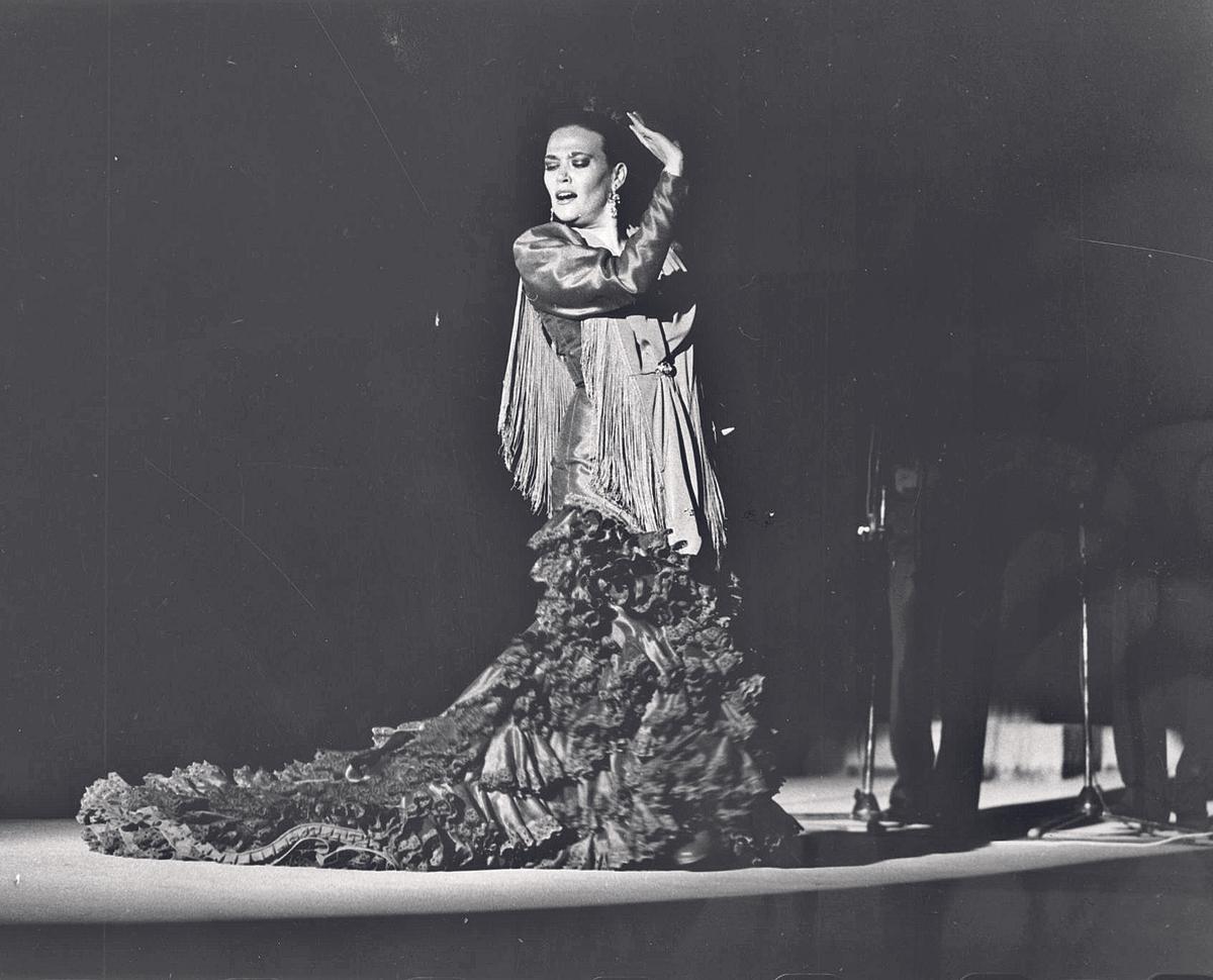 Inmaculada Aguilar, en una actuación en el Festival de la Guitarra de Córdoba.