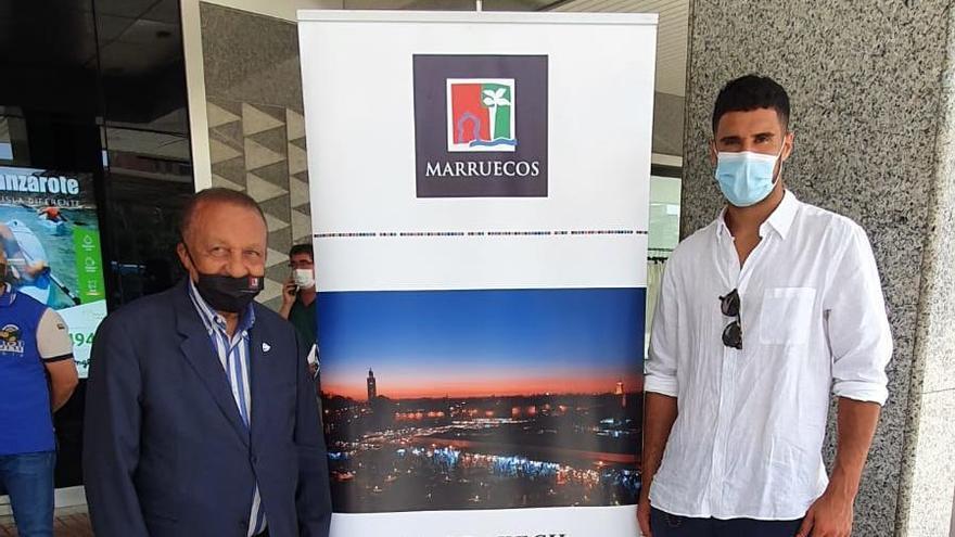 Munir y Ben Barek en la campaña de &quot;Vive Marruecos&quot;