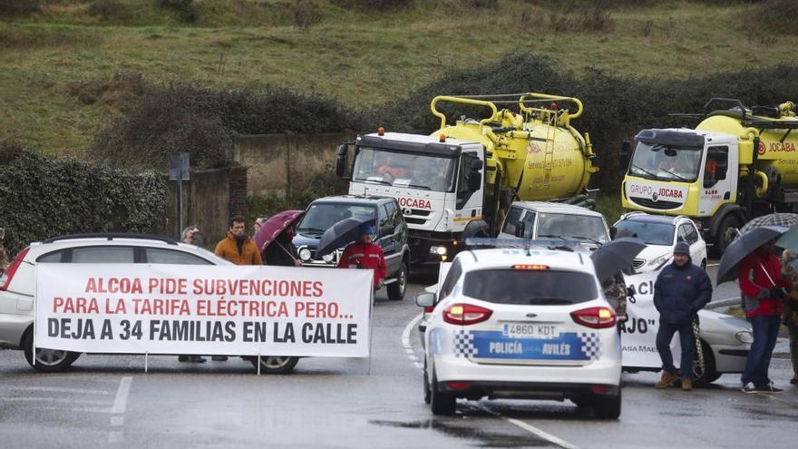 Última protesta de los extrabajadores de Montrasa.