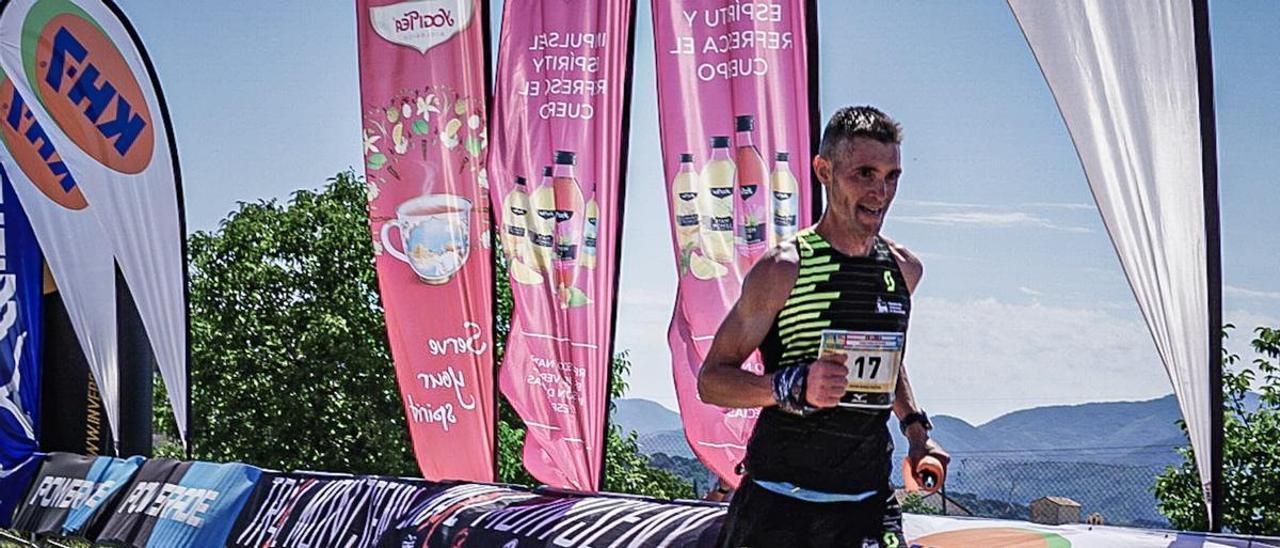 Javier Barea asciende el recorrido del Campeonato de España de KV celebrado el año pasado en Jaén.