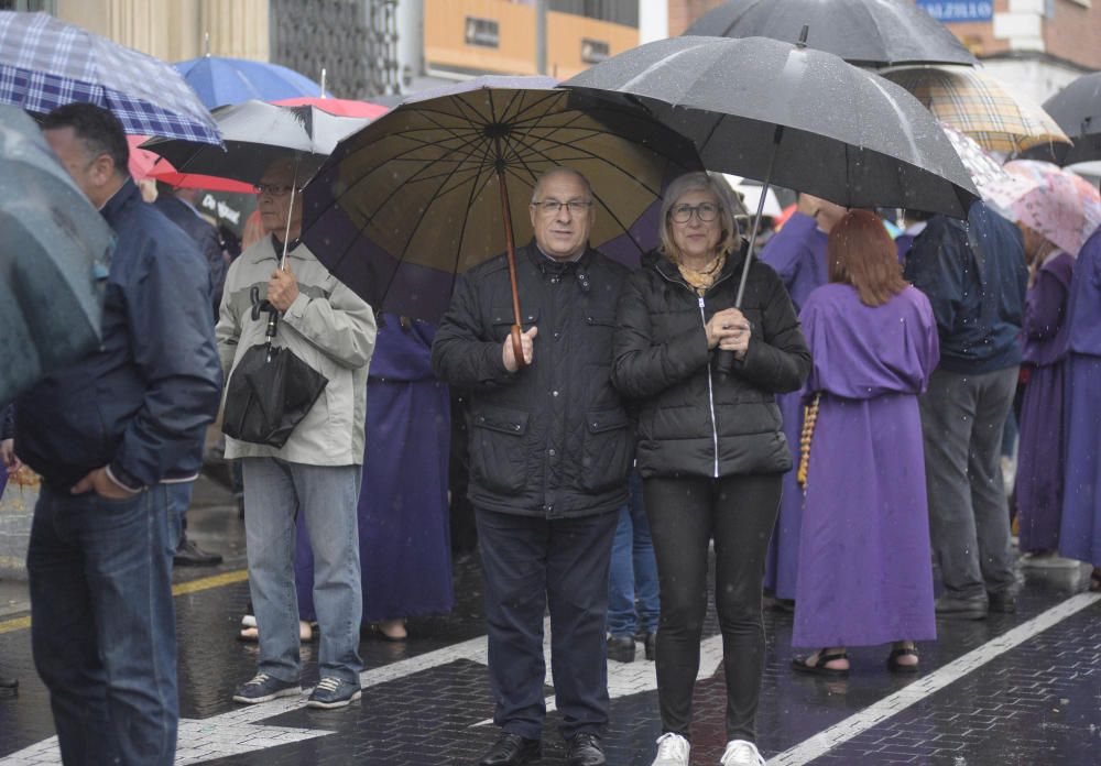 Murcia se queda sin la procesión de los 'salzillos' por la lluvia