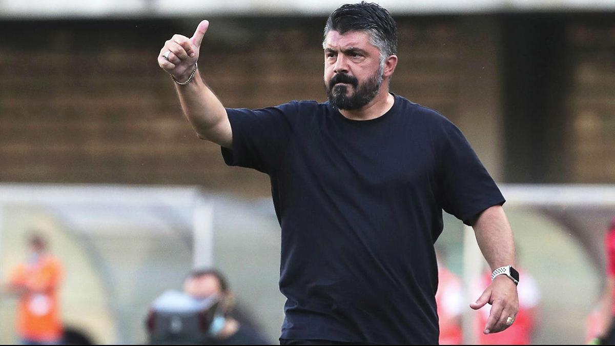 Gattuso, sobre el rebrote del coronavirus en Barcelona: "No es mi trabajo hablar de ello"