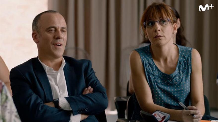 Javier Gutiérrez y Malena Alterio en &#039;Vergüenza&#039;.