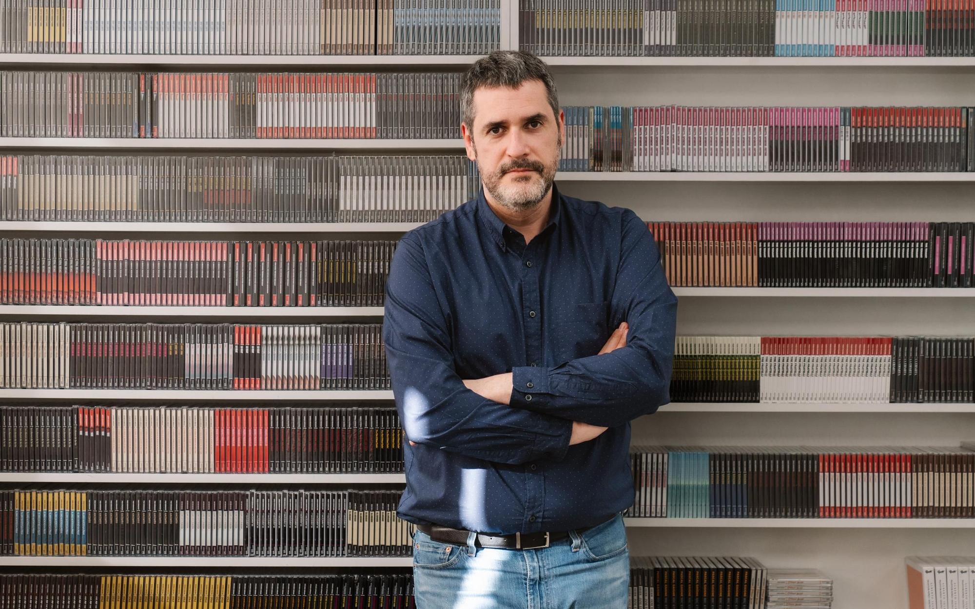 Jose María Benítez, fundador de Quartet Records, en sus oficinas de Madrid.