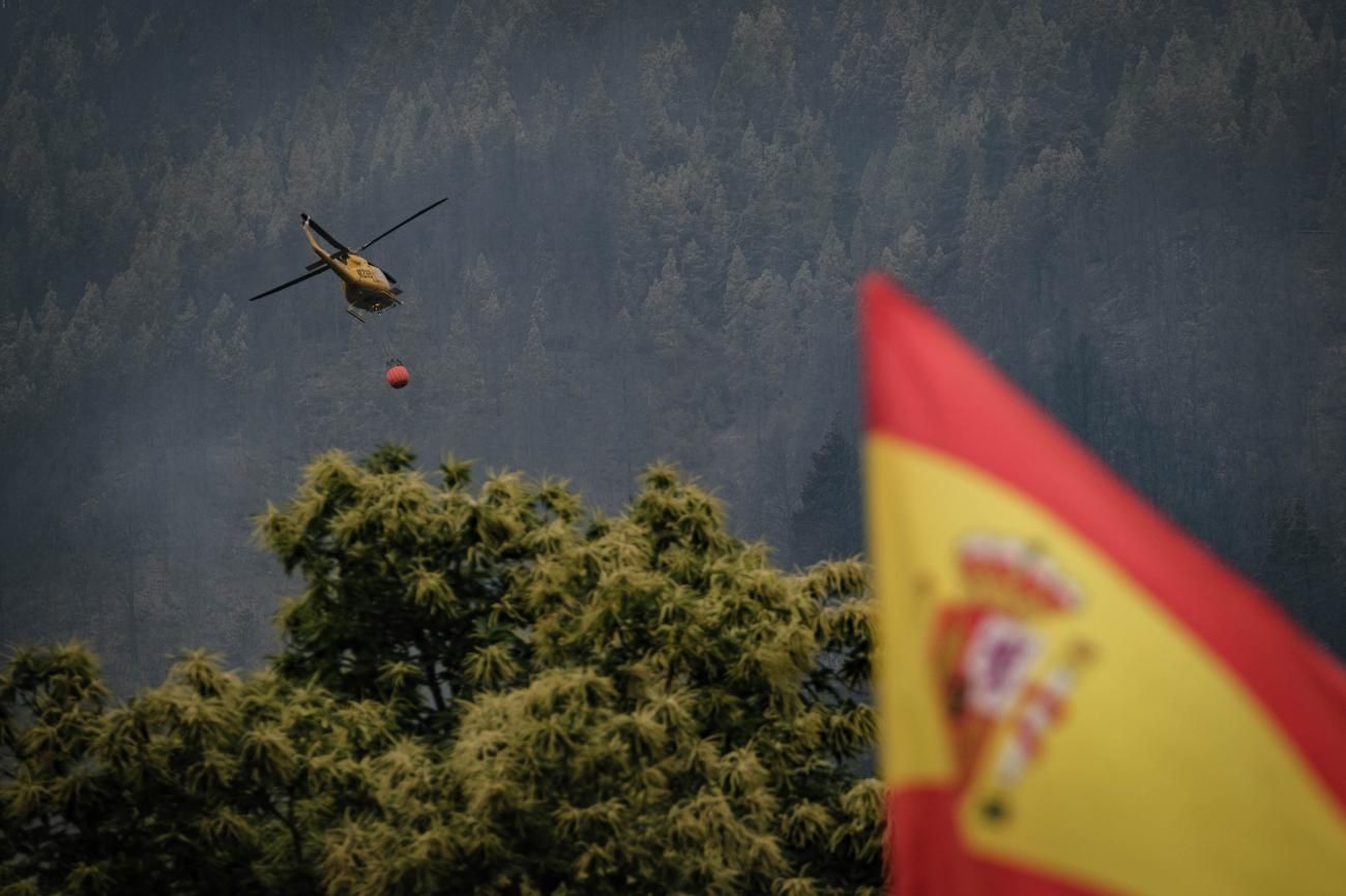 Imágenes de este domingo del incendio de Tenerife.