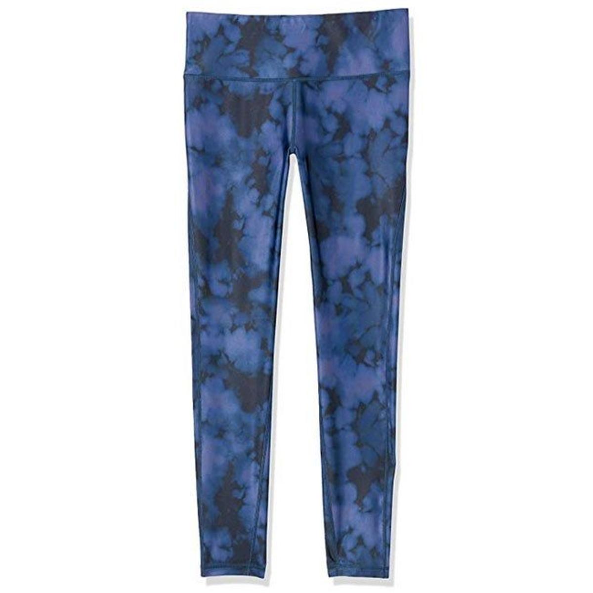 Leggings estilo tye-dye en azul y negro de talla grande