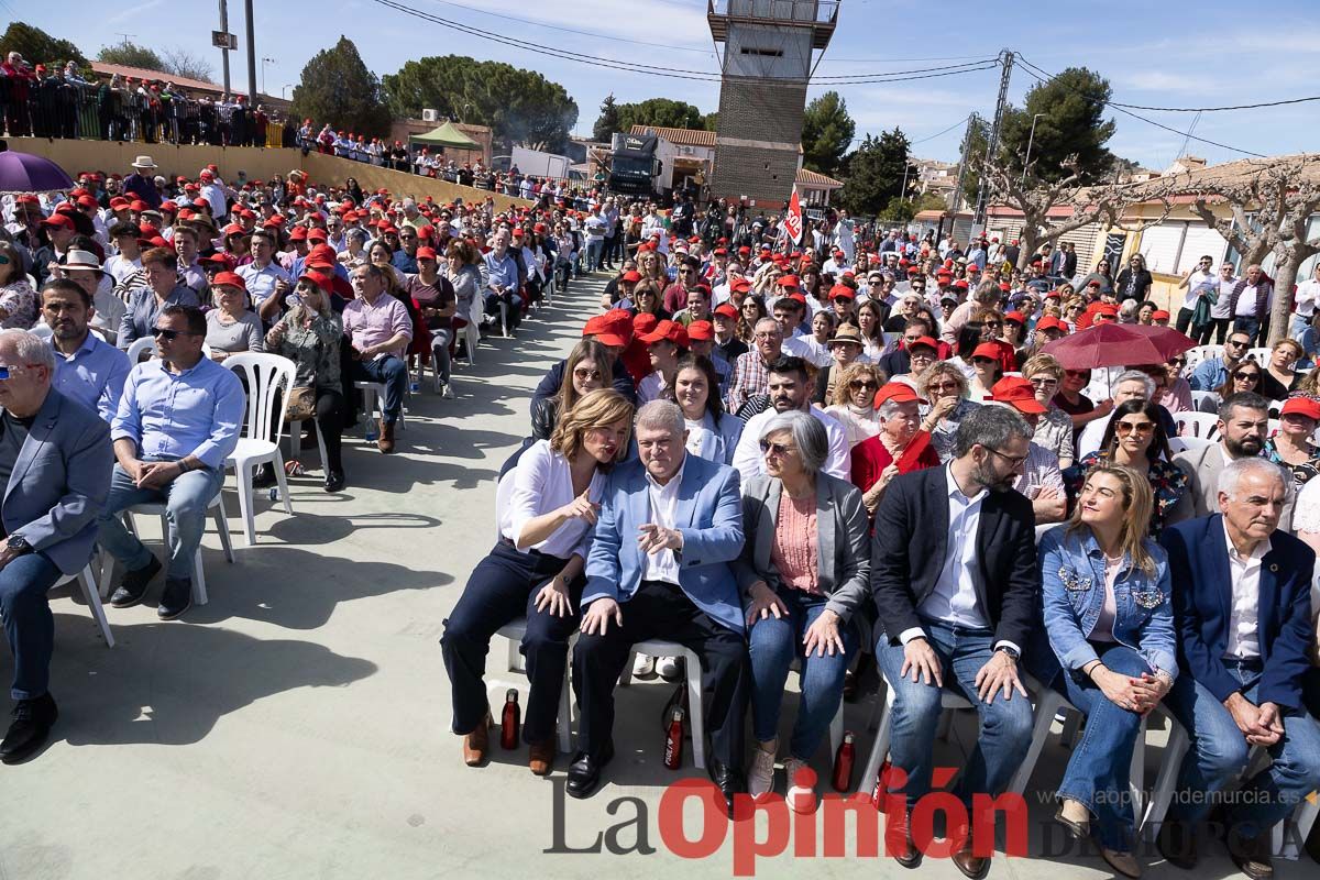 Presentación de José Vélez como candidato del PSOE a la presidencia de la Comunidad