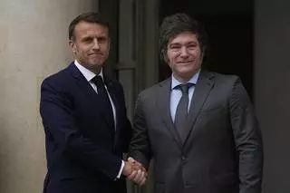 Macron y Milei se encuentran en París en su primera reunión bilateral antes de la ceremonia inaugural de los Juegos Olímpicos