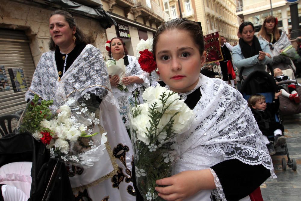 Ofrenda floral a la Virgen de la Caridad de Cartagena