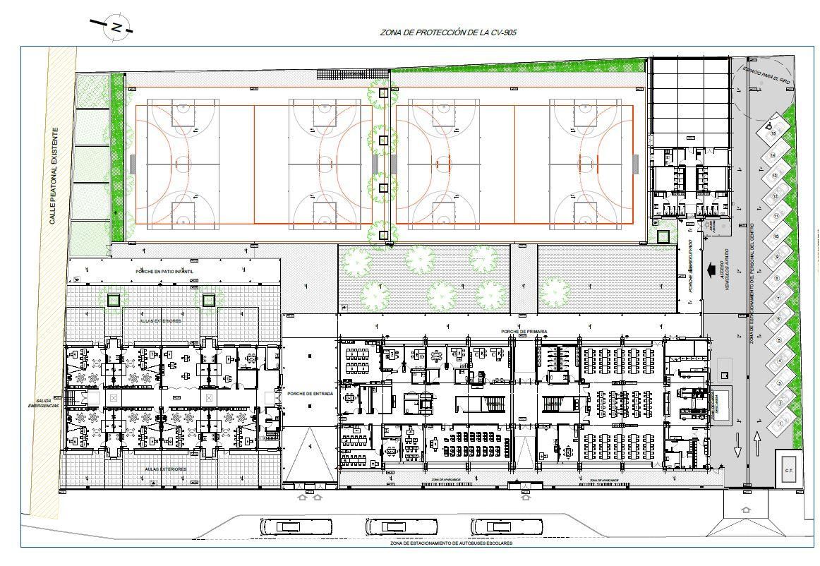 Plazo de distribución del nuevo Colegio Amanecer de Torrevieja