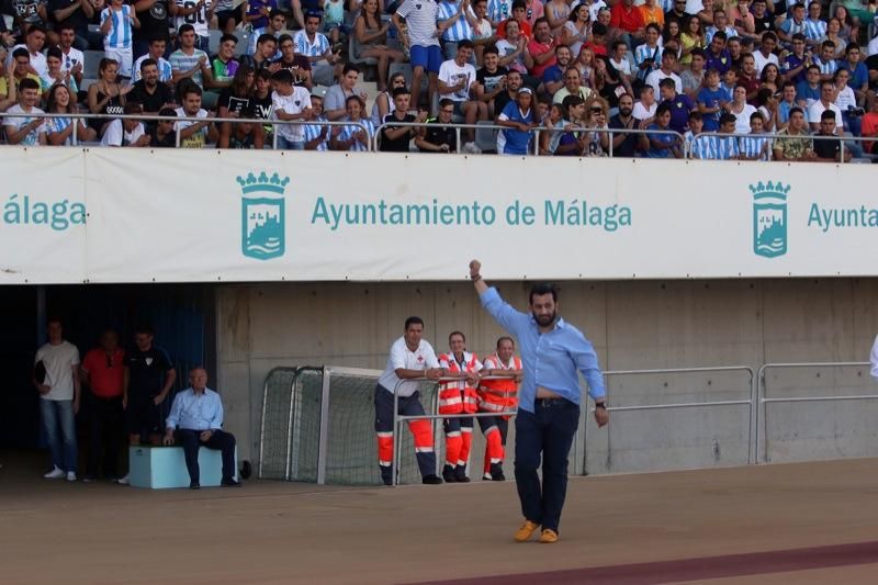 Entrenamiento de puertas abiertas del Málaga CF