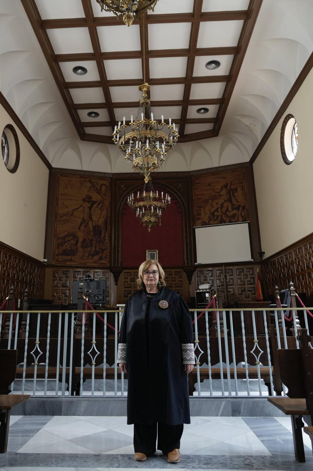 Esther Gonzalez, primera mujer presidenta de la Audiencia de Zamora.