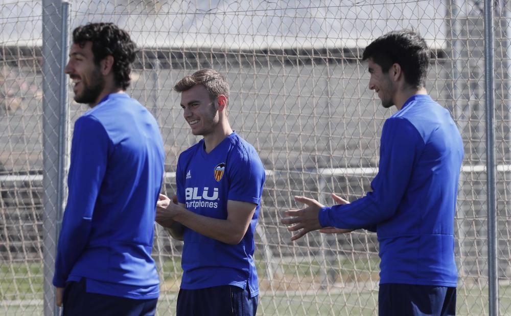 Último entrenamiento antes de viajar a Krasnodar