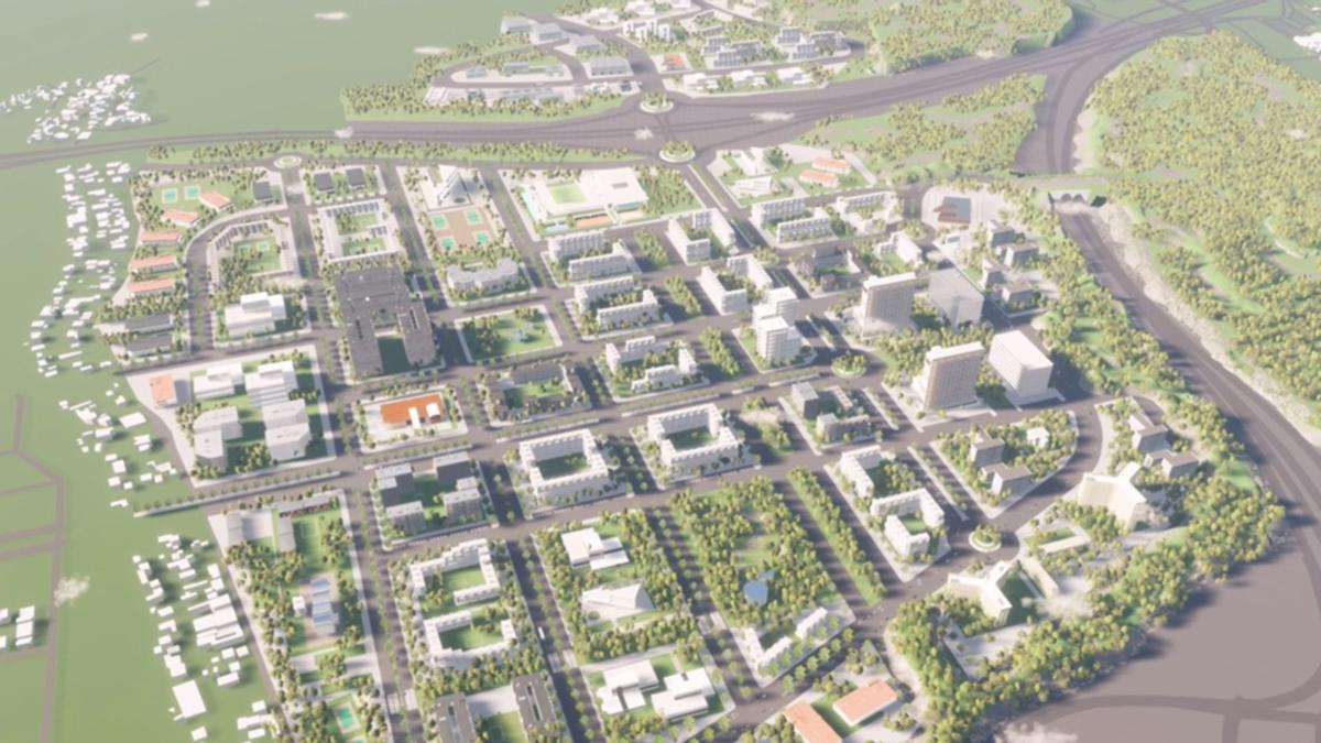 Recreación de la futura urbanización de Los Cerros, en Vicálvaro.