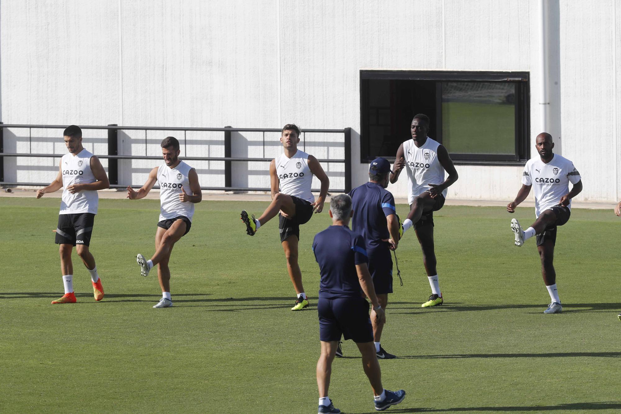 Entrenamiento previo a la segunda jornada de Laliga frente al Athletic de Bilbao