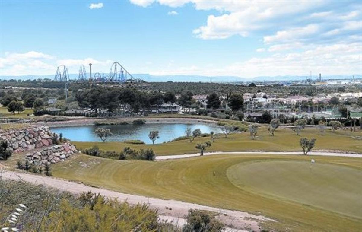 Los campos de golf de Lumine que forman parte del CRT, en Salou.