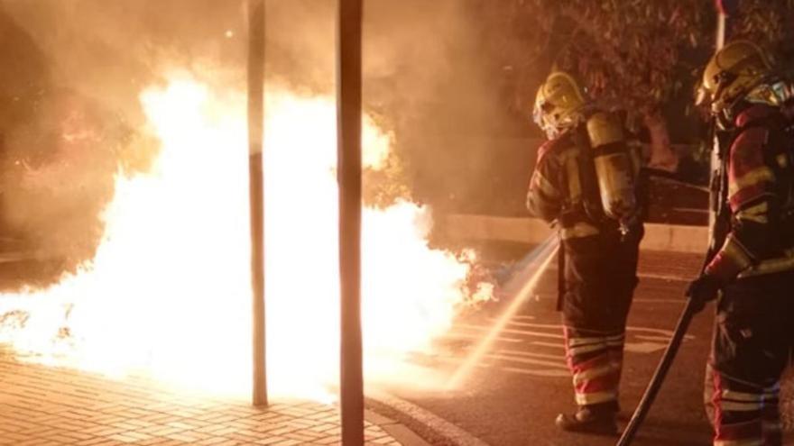 Esclarecen la quema  de varios contenedores en Lanzarote