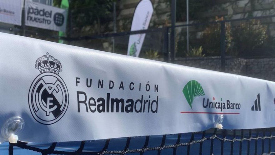 El Real Madrid celebra un torneo de pádel solidario en San Pedro