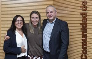 Las caras visibles de  IA+Igual: la socia-directora del ORH, Maite Sáenz; la CEO de CVA, Marisa Cruzado, y el socio de IN2, Félix Villar.