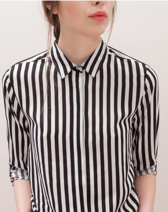 Camisa de rayas bicolor: 15,95 €