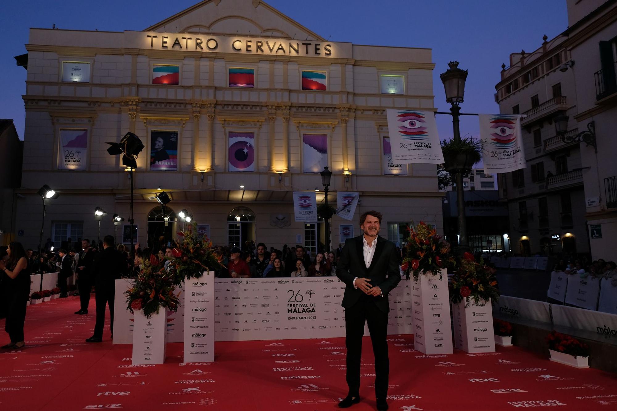 Las imágenes de la alfombra roja de la gala inaugural del 26 Festival de Málaga