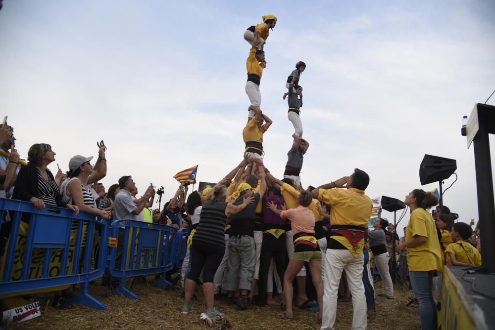 Concentració a Lledoners per l'alliberament dels independentistes presos