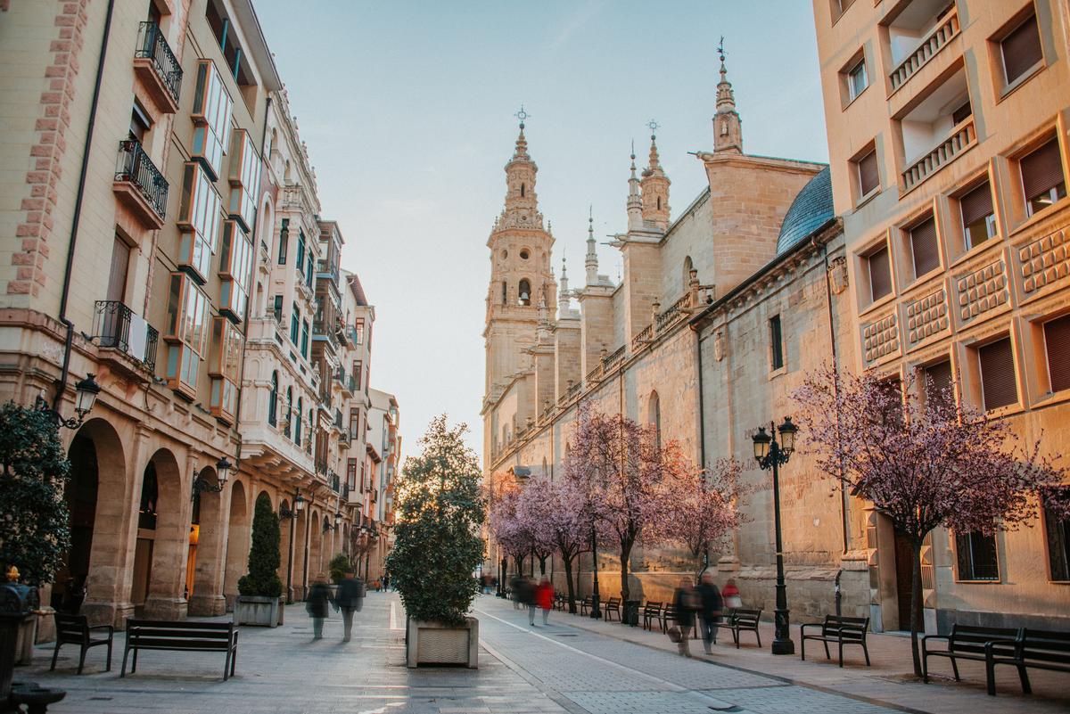 Se sitúa junto a la Concatedral de Santa María de la Redonda
