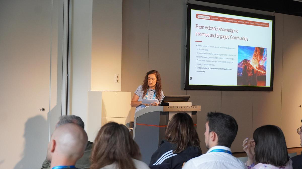 L’Espai Cràter d’Olot ha presentat el seu model educatiu al congrés internacional de geociències EGU, celebrat a Viena