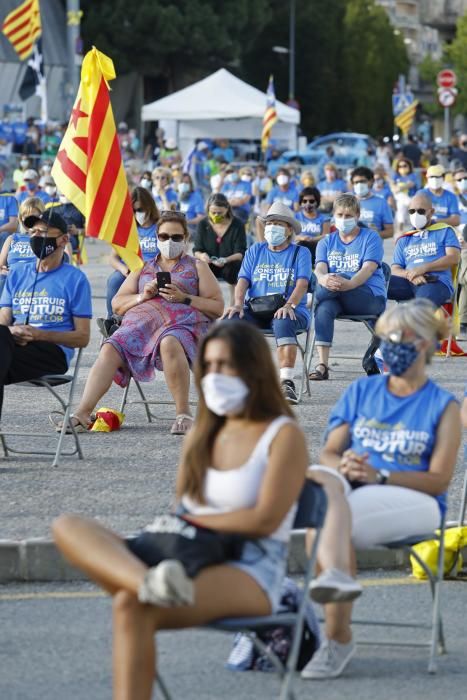 Concentració de l'ANC per la Diada a Girona