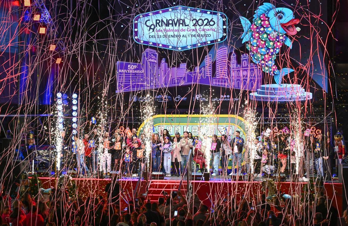 Orden de los concursos del Carnaval de Las Palmas de Gran Canaria 2026