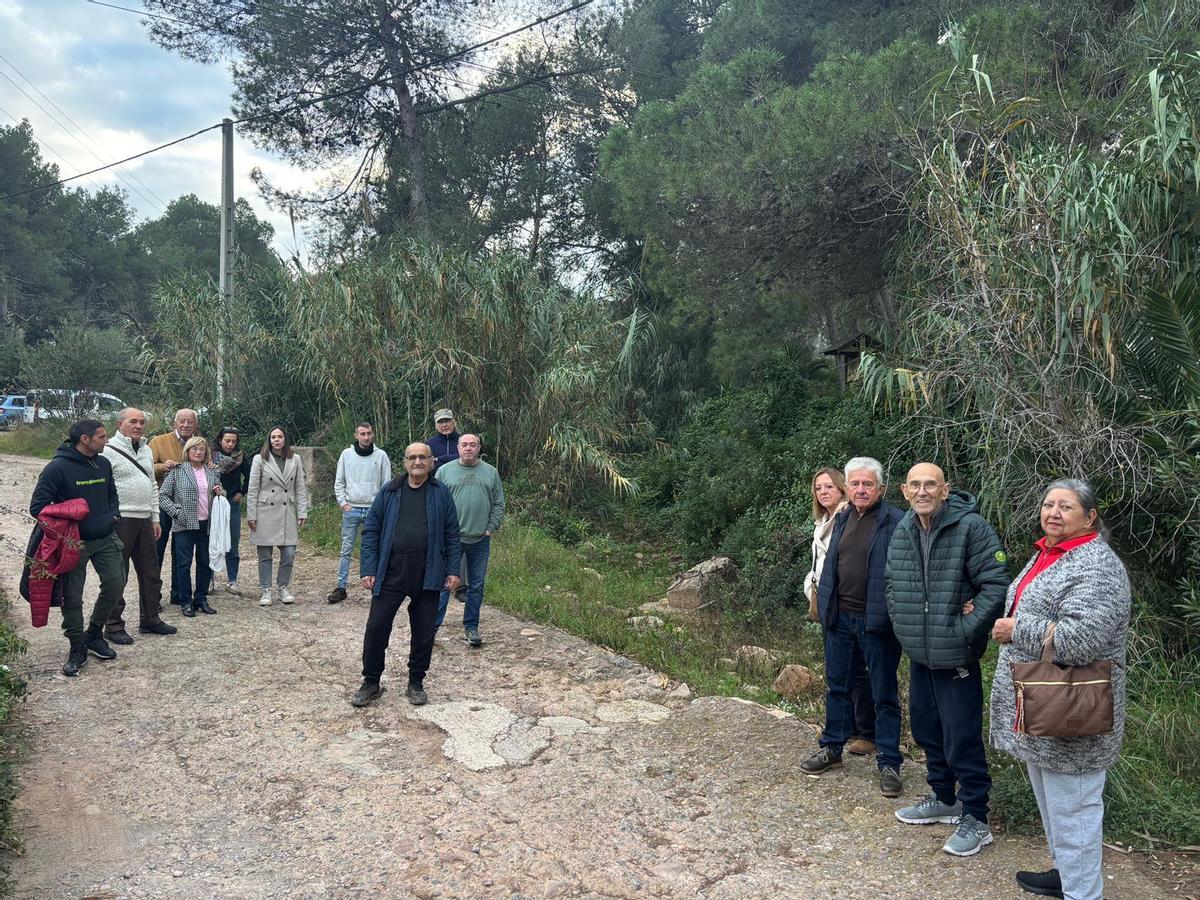 Zona repleta de masa forestal con un único acceso.