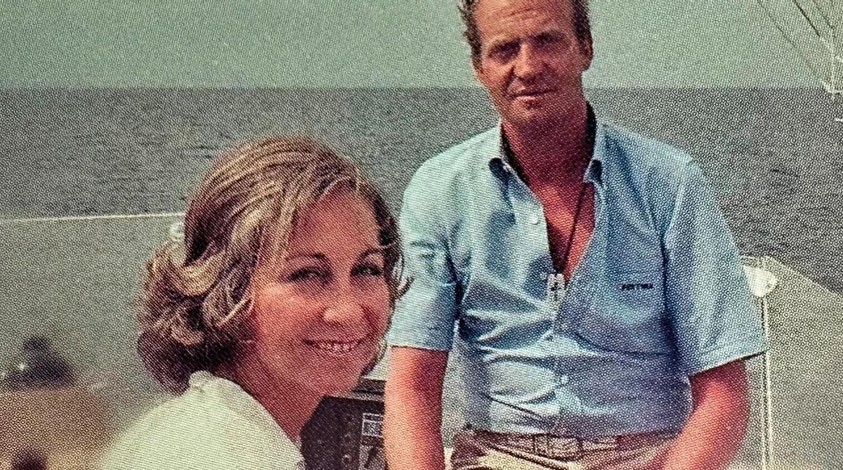 Con la reina, Sofi, como le llama don Juan Carlos, en aguas de Mallorca