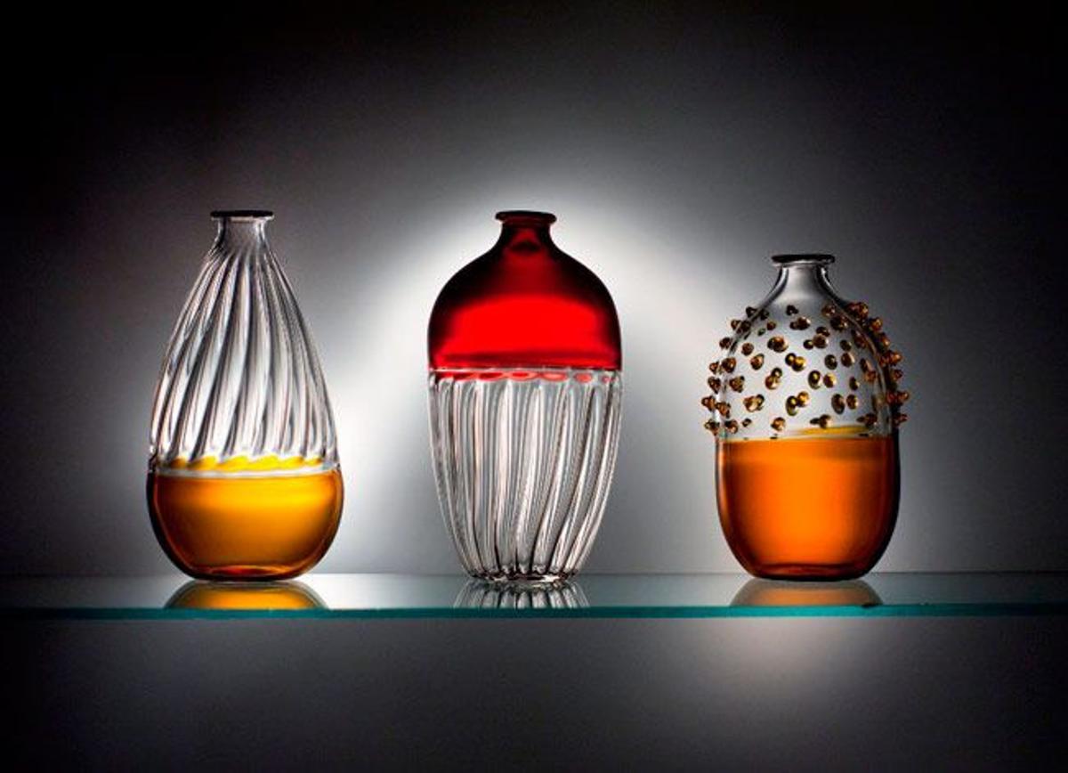 Botellas de vidrio de Alex Añó para regalar en Navidad
