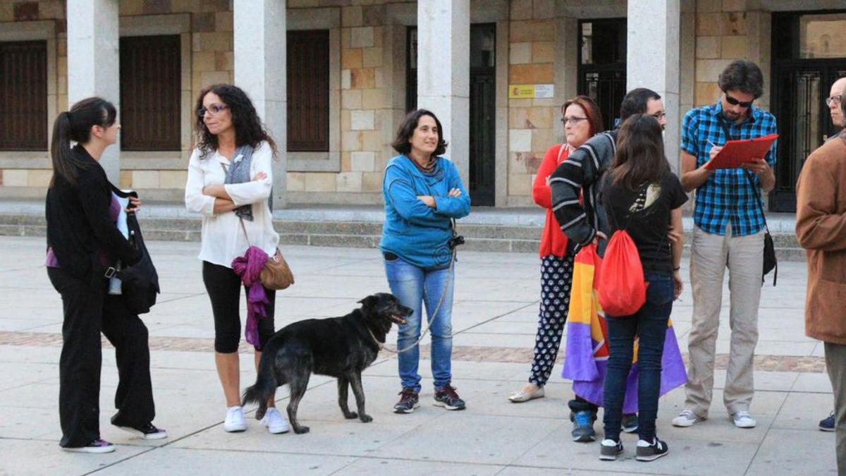 Concentración a favor de los derechos frente a la Subelegación. | J. L. F.