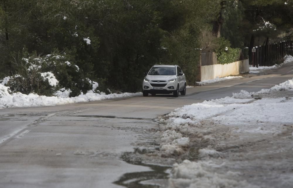 Nieva en Dénia