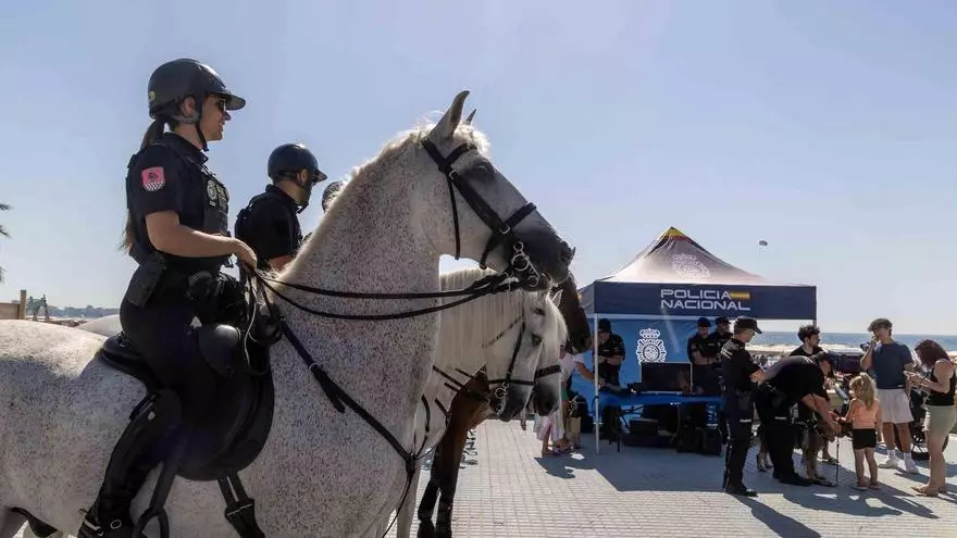 La Policía Nacional intensifica la seguridad estival en Alicante con 287 nuevos agentes