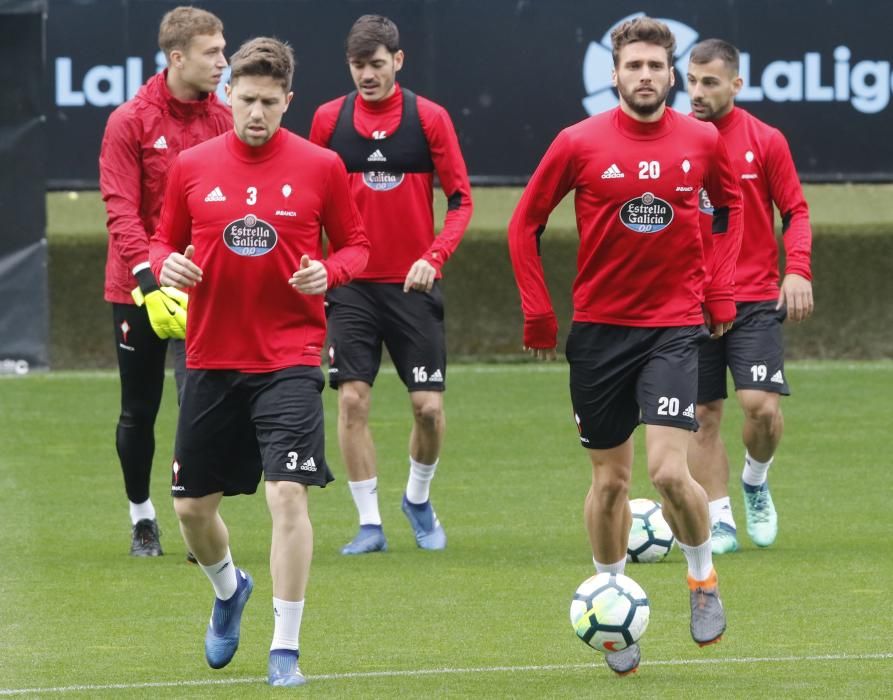 Último entrenamiento del Celta antes de vsitar el Bernabéu // Alba Villar