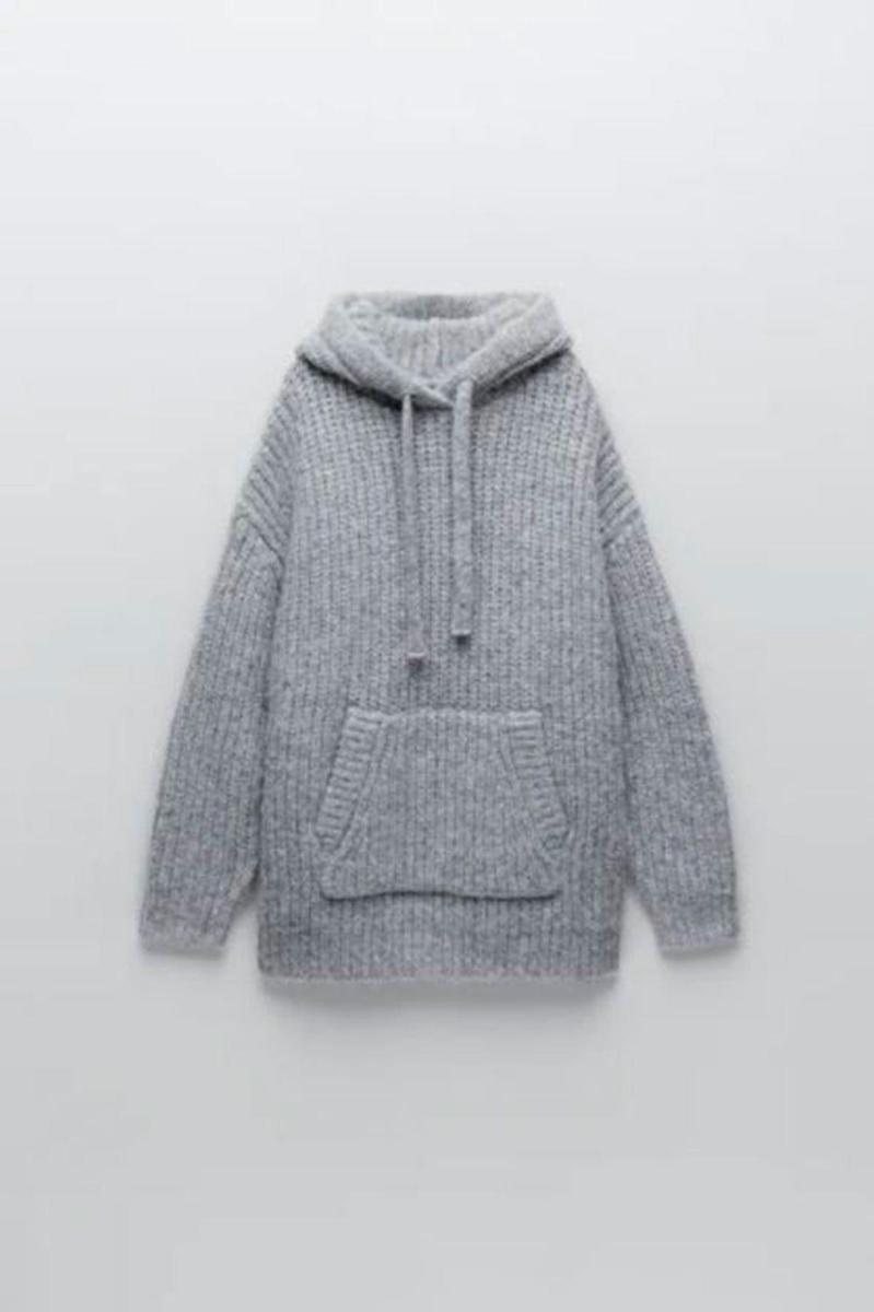 Sudadera punto 'oversize' de Zara