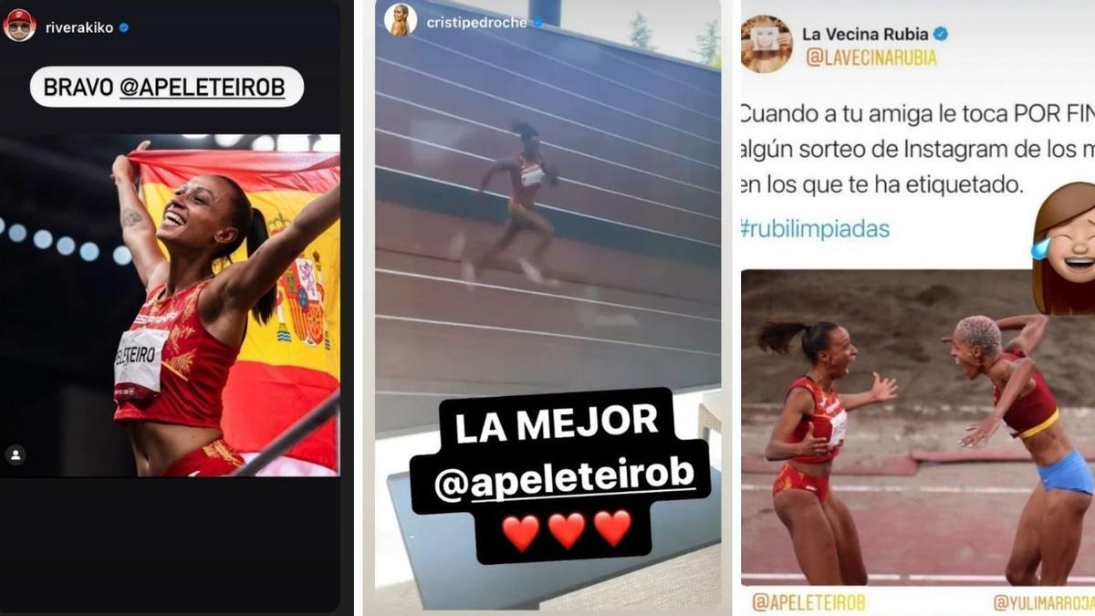 Kiko Rivera, Cristina Pedroche y hasta un post con retranca de La Vecina Rubia compartieron su alegría por la medallista gallega.