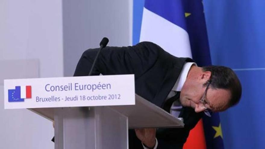 Hollande, entre dos aguas en el Consejo Europeo