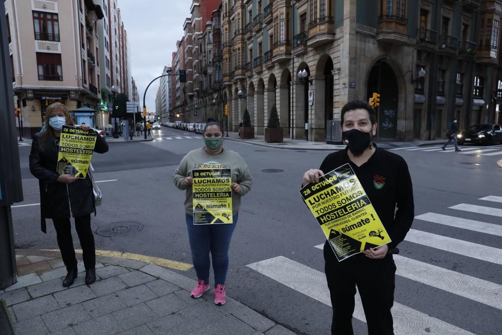 Los hosteleros de Gijón se ponen en marcha