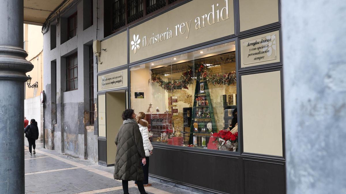 Local de la nueva Floristería Rey Ardid.