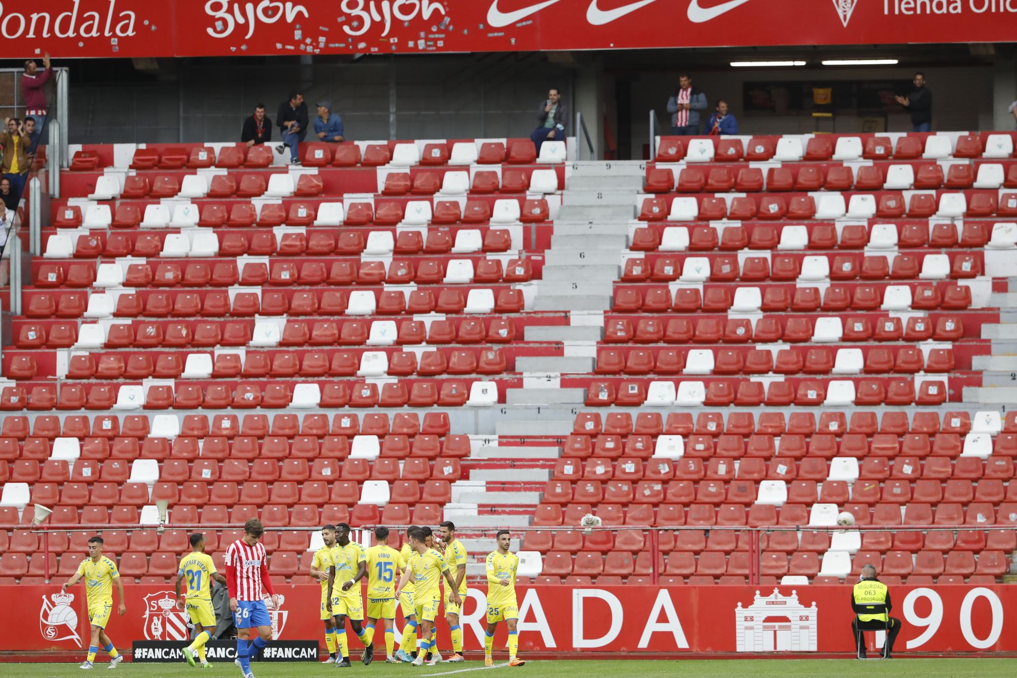 El partido del Sporting ante Las Palmas, en imágenes