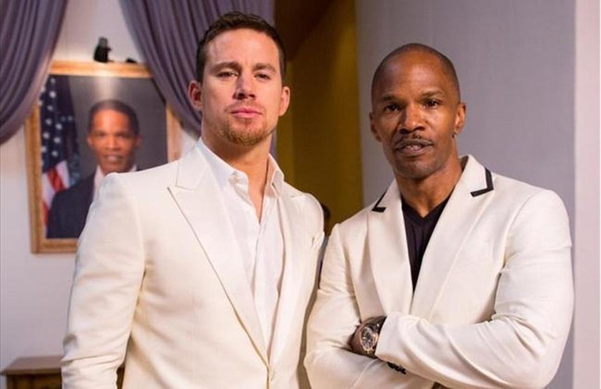 Jamie Foxx i Channing Tatum, en una escena de la pel·lícula.